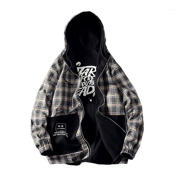 men's jackets fall / winter 2021 fashion two-sided wear large pocket work jacket check handsome1, Black;brown
men's jackets fall / winter 2021 fashion two-sided wear large pocket work jacket check handsome1, Black;brown