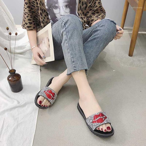 bonjean fashion summer rhinestone sequin decoration women lovely lips beach slippers platform thick soled sandals bj24971, Black
bonjean fashion summer rhinestone sequin decoration women lovely lips beach slippers platform thick soled sandals bj24971, Black