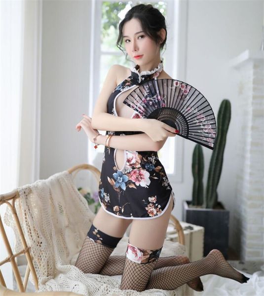 cheongsam dress lingerie for women qipao costume babydoll cosplay outfit, Black;white
cheongsam dress lingerie for women qipao costume babydoll cosplay outfit, Black;white