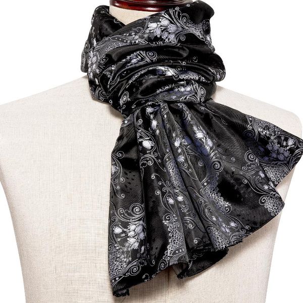 barry.wang new fashion men scarf black jacquard paisley 100% silk scarf autumn winter casual business suit shirt 160*50cm, Blue;gray
barry.wang new fashion men scarf black jacquard paisley 100% silk scarf autumn winter casual business suit shirt 160*50cm, Blue;gray