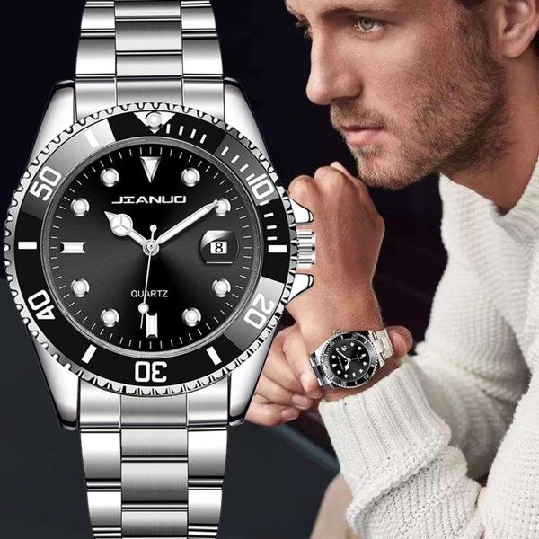 water calendar ghost 2020 sale green watch men's busins steel belt quartz watch watch, Slivery;brown
water calendar ghost 2020 sale green watch men's busins steel belt quartz watch watch, Slivery;brown