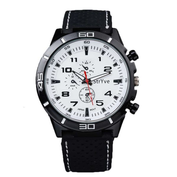 watch men's fashion classic stryve sports three false eyes three head quartz silicone strap watch 9gnr, Slivery;brown
watch men's fashion classic stryve sports three false eyes three head quartz silicone strap watch 9gnr, Slivery;brown