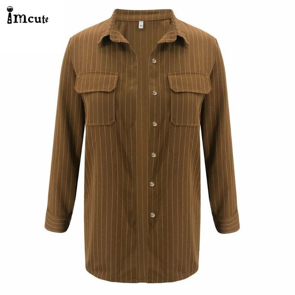women's blouses & shirts 2021 womens plus single row button boyfriend style shirt blouse ladies striped long sleeve pocket loose casua, White
women's blouses & shirts 2021 womens plus single row button boyfriend style shirt blouse ladies striped long sleeve pocket loose casua, White