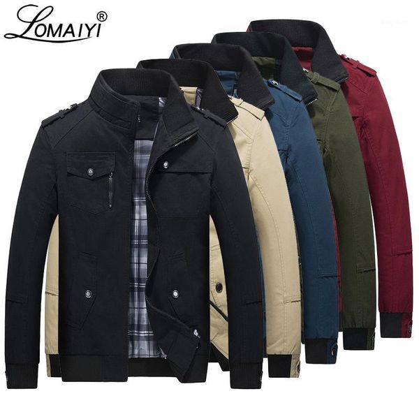 lomaiyi men's spring autumn jacket men pure cotton red/black casual jacket mens bomber jackets and coats male windbreaker bm0561, Black;brown
lomaiyi men's spring autumn jacket men pure cotton red/black casual jacket mens bomber jackets and coats male windbreaker bm0561, Black;brown