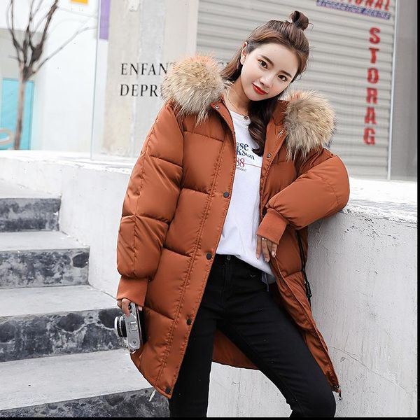 winter jacket women 2021 new hooded women down coat fur collar zippers long jacket female warm winter women down jacket, Black
winter jacket women 2021 new hooded women down coat fur collar zippers long jacket female warm winter women down jacket, Black