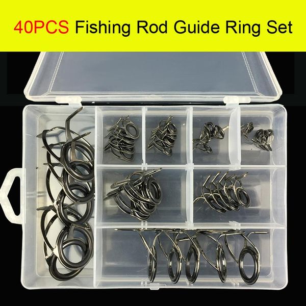 40pcs/box telescopic fishing rod guide tip repair kit rod diy eye rings fishing rod guide fishing tackle sqcyxd pingtoy
40pcs/box telescopic fishing rod guide tip repair kit rod diy eye rings fishing rod guide fishing tackle sqcyxd pingtoy