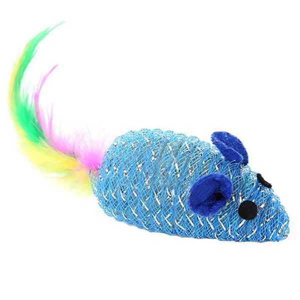 1pc mouse shape toy creative plastic faux feather decor pet interactive toy cat bite toys pet supplies rand qylafc 
1pc mouse shape toy creative plastic faux feather decor pet interactive toy cat bite toys pet supplies rand qylafc