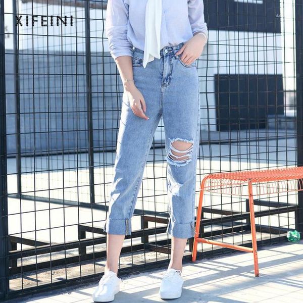 xifeini streetwear washing hole jeans for women light blue high waist skinny jeans woman 2018 new autumn boyfriend denim pants1
xifeini streetwear washing hole jeans for women light blue high waist skinny jeans woman 2018 new autumn boyfriend denim pants1
