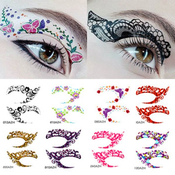 crazy temporary tattoo stickers girls party instant eye shadow sticker colourful eye rock tools 12pairs/lot papel adhesivo para tatuajes
crazy temporary tattoo stickers girls party instant eye shadow sticker colourful eye rock tools 12pairs/lot papel adhesivo para tatuajes