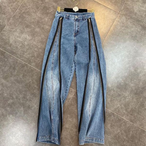 2020 new women jeans split irregular high waist jeans women asymmetry vintage casual denim wide leg pants trousers, Blue
2020 new women jeans split irregular high waist jeans women asymmetry vintage casual denim wide leg pants trousers, Blue