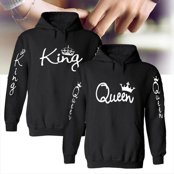 2020 cute king queen hoodie крупногабаритные толстовка женская одежда harajuku моды streetwear женщина толстовки пуловеры плюс размер, Black
2020 cute king queen hoodie крупногабаритные толстовка женская одежда harajuku моды streetwear женщина толстовки пуловеры плюс размер, Black
