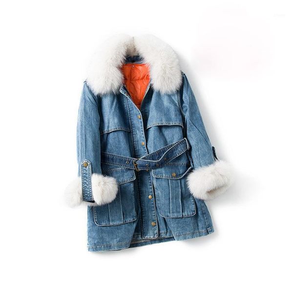 real natural fur collar 2019 long woman coat jacket new winter jacket women thick down parka female white duck down1, Black
real natural fur collar 2019 long woman coat jacket new winter jacket women thick down parka female white duck down1, Black