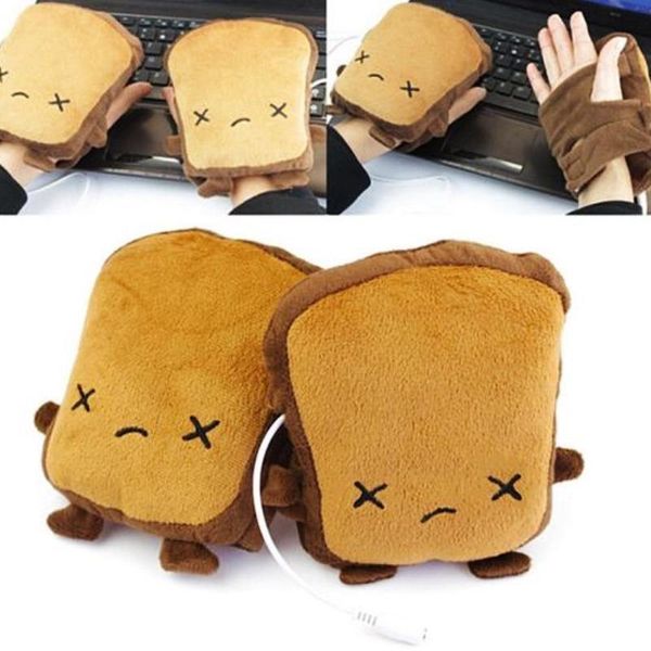 five fingers gloves 1 pair cute cartoon toast soft hand warmer usb heating fingerless mitten, Blue;gray
five fingers gloves 1 pair cute cartoon toast soft hand warmer usb heating fingerless mitten, Blue;gray