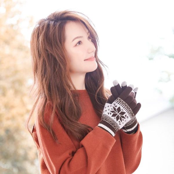 knitted christmas snowflake winter wool plus velvet men and women gloves aesthetic print warm knitting women' winter gloves, Blue;gray
knitted christmas snowflake winter wool plus velvet men and women gloves aesthetic print warm knitting women' winter gloves, Blue;gray