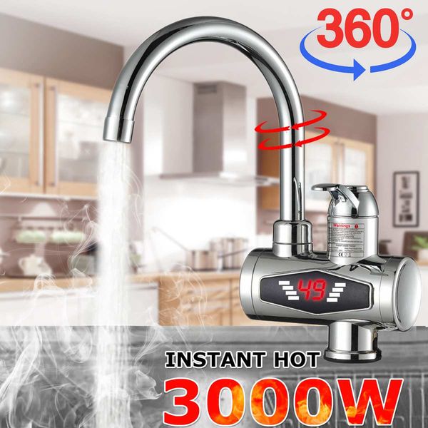 220v 3000w instant electric water heater temperature display water heating kitchen 360 rotatable water tap faucet
220v 3000w instant electric water heater temperature display water heating kitchen 360 rotatable water tap faucet