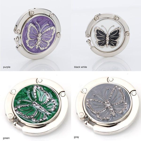 hooks & rails folding hanger hook holder unique round metal butterfly pattern crystal alloy purse bag decor hang portable1
hooks & rails folding hanger hook holder unique round metal butterfly pattern crystal alloy purse bag decor hang portable1
