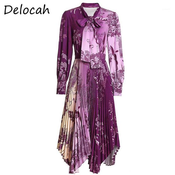 delocah spring summer dress fashion designer women lantern sleeve simple bow printed holiday pleated asymmetrical midi dresses1, Black;gray
delocah spring summer dress fashion designer women lantern sleeve simple bow printed holiday pleated asymmetrical midi dresses1, Black;gray