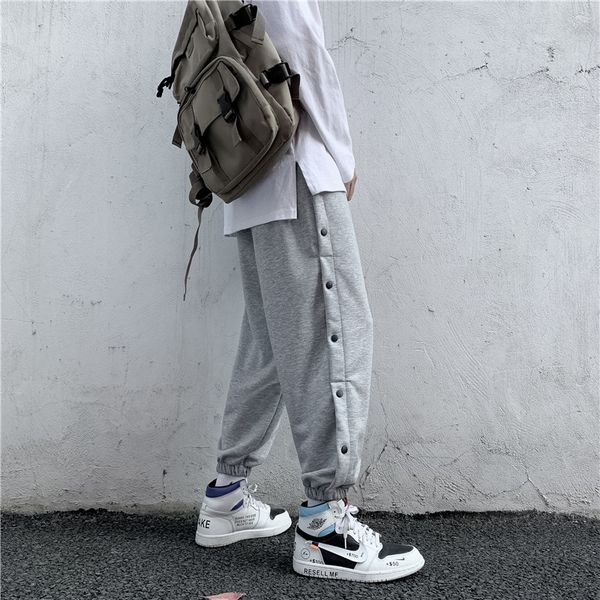 casual men's loose, korean fashion, breasted basketball versatile sports pants, autumn and winter leggings pants, Black
casual men's loose, korean fashion, breasted basketball versatile sports pants, autumn and winter leggings pants, Black