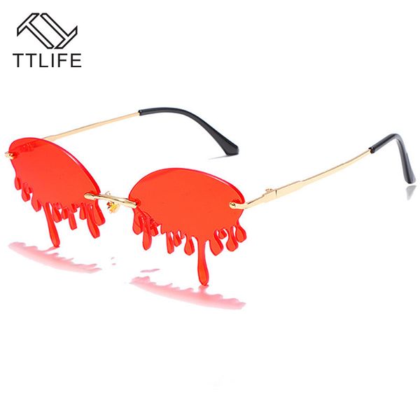 sunglasses fashion rimless women vintage unique tears shape steampunk female gafas shades uv400 oculos feminino, White;black
sunglasses fashion rimless women vintage unique tears shape steampunk female gafas shades uv400 oculos feminino, White;black