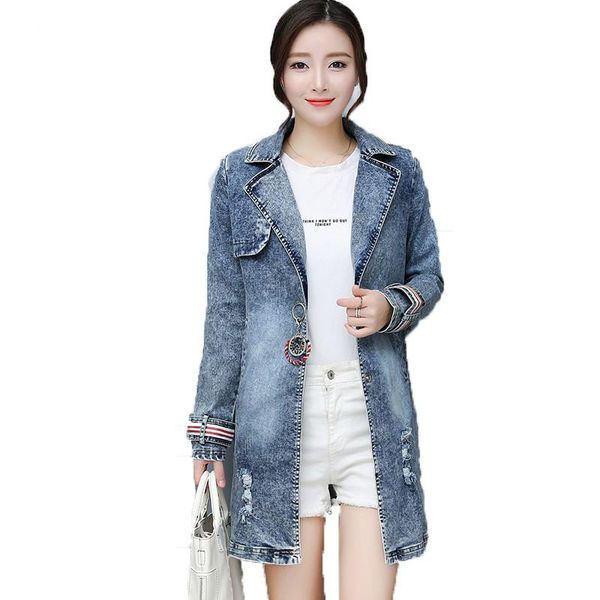 2xl plus size women's long denim jackets coats spring autumn outerwear vintage jeans coat casual overcoat, Black;brown
2xl plus size women's long denim jackets coats spring autumn outerwear vintage jeans coat casual overcoat, Black;brown