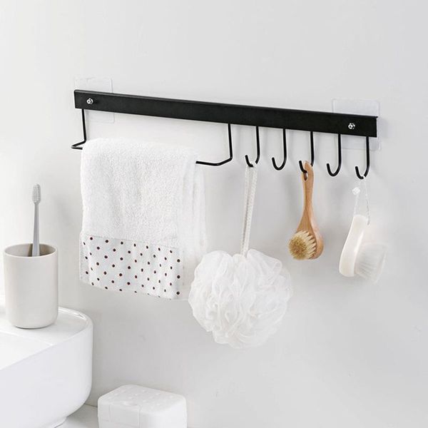 hook storage rack kitchen kitchenware storage rack bathroom wrought iron row hook multi-function punch-dual-purpose
hook storage rack kitchen kitchenware storage rack bathroom wrought iron row hook multi-function punch-dual-purpose