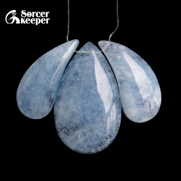pendant beads set (3 pcs) fit necklace natural crystal stone blue aquamarines gem women fashion jewelry 201014, Silver
pendant beads set (3 pcs) fit necklace natural crystal stone blue aquamarines gem women fashion jewelry 201014, Silver