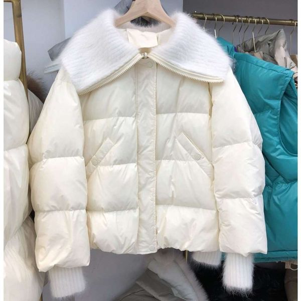 new winter loose and thin korean down cotton thickened wool collar large size bread jacket women's fashion parka coats for women, Black
new winter loose and thin korean down cotton thickened wool collar large size bread jacket women's fashion parka coats for women, Black