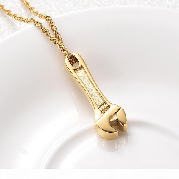ijd10528 gold wrench stainless steel cremation pendant necklace small souvenir for ashes urn memorial keepsake necklace jewelry, Silver
ijd10528 gold wrench stainless steel cremation pendant necklace small souvenir for ashes urn memorial keepsake necklace jewelry, Silver