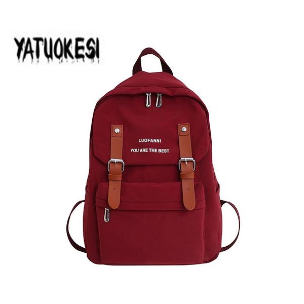 yatuokesi new waterproof nylon women belt buckle backpack schoolbag for teenager boy girl bag mochila rucksack travel bag
yatuokesi new waterproof nylon women belt buckle backpack schoolbag for teenager boy girl bag mochila rucksack travel bag