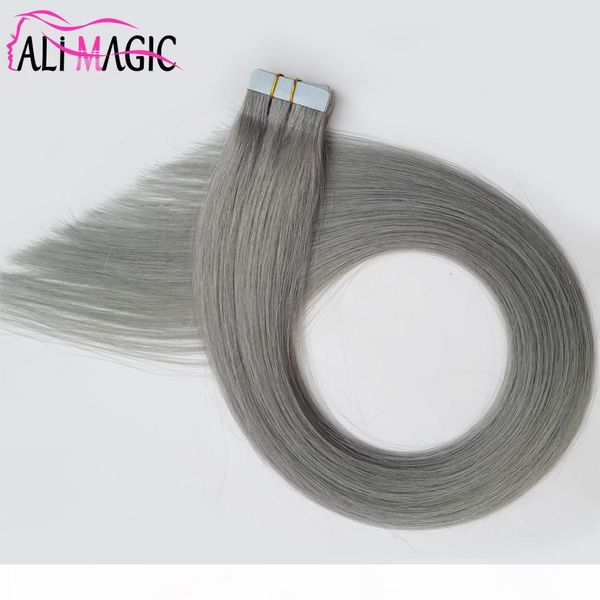virgin remy gray tape in human hair extensions silver 100g 40pcs brazilian peruvian indian malaysian skin wefts pu tape hair, Black
virgin remy gray tape in human hair extensions silver 100g 40pcs brazilian peruvian indian malaysian skin wefts pu tape hair, Black