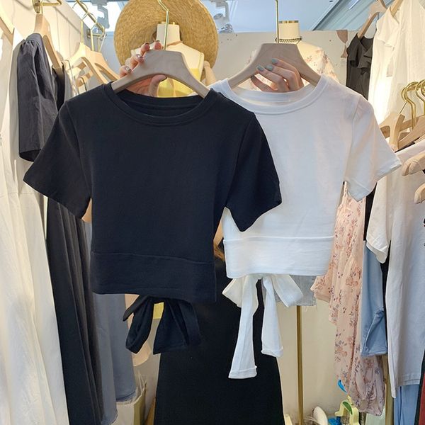 strapping short coat t-shirt sleeve t-shirt women's summer dress korean fashion student's mind high waist exposed navel short tigh, White
strapping short coat t-shirt sleeve t-shirt women's summer dress korean fashion student's mind high waist exposed navel short tigh, White