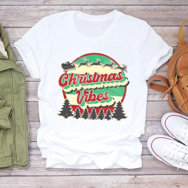 women christmas tree happy style clothing cartoon holiday print lady tshirt ladies graphic t-shirts female tee t-shirt, White
women christmas tree happy style clothing cartoon holiday print lady tshirt ladies graphic t-shirts female tee t-shirt, White