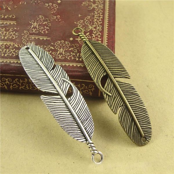 10pcs 14x57mm feather bracelet necklace connector gold bronze pendant charms for diy jewelry making handmade crafts accessories h bbyxrj
10pcs 14x57mm feather bracelet necklace connector gold bronze pendant charms for diy jewelry making handmade crafts accessories h bbyxrj