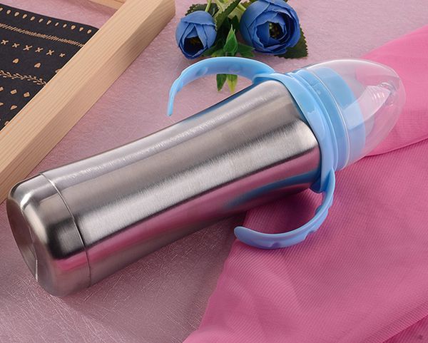 8oz baby bottle feeding bottle nursing bottle double wall vacuum insulatedstainless steel with nipple portable natural feel for baby
8oz baby bottle feeding bottle nursing bottle double wall vacuum insulatedstainless steel with nipple portable natural feel for baby