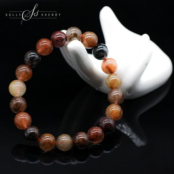 beaded, strands natural multicolor hair rutile quartz chakra bracelet round loose beads 10mm, Black
beaded, strands natural multicolor hair rutile quartz chakra bracelet round loose beads 10mm, Black