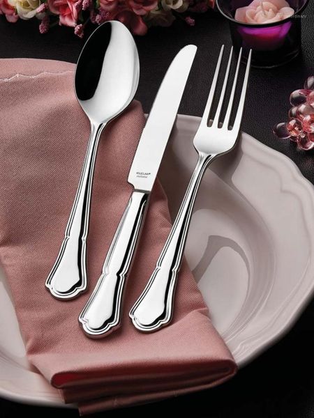 kiliclar istanbul dinnerware 30 pcs stainless steel tableware cutlery set vintage quality knife fork dining dinner1
kiliclar istanbul dinnerware 30 pcs stainless steel tableware cutlery set vintage quality knife fork dining dinner1