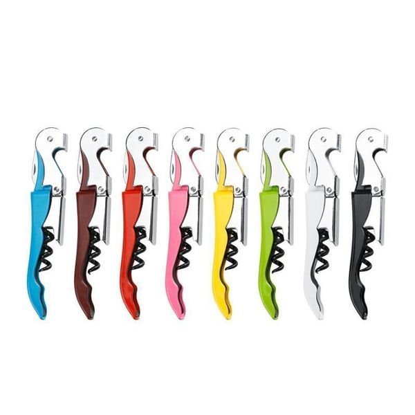 stainless steel cork screw corkscrew candy color multi-function wine bottle cap opener double hinge waiters fast sea shipping
stainless steel cork screw corkscrew candy color multi-function wine bottle cap opener double hinge waiters fast sea shipping