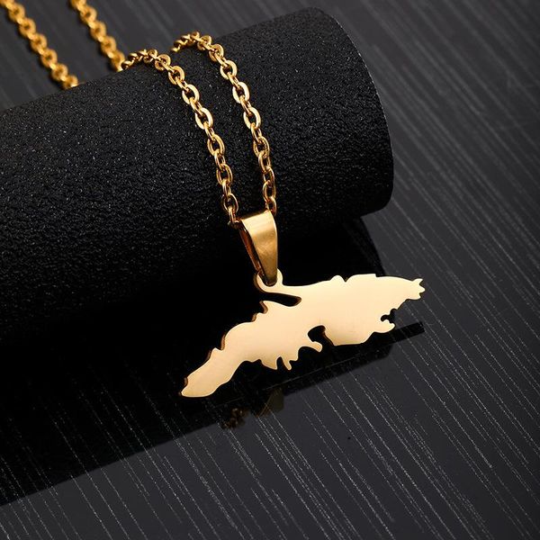 personality gold plated st. map necklace motorcycle party hip hop jewelry cool stainless steel pendant necklace gift, Silver
personality gold plated st. map necklace motorcycle party hip hop jewelry cool stainless steel pendant necklace gift, Silver