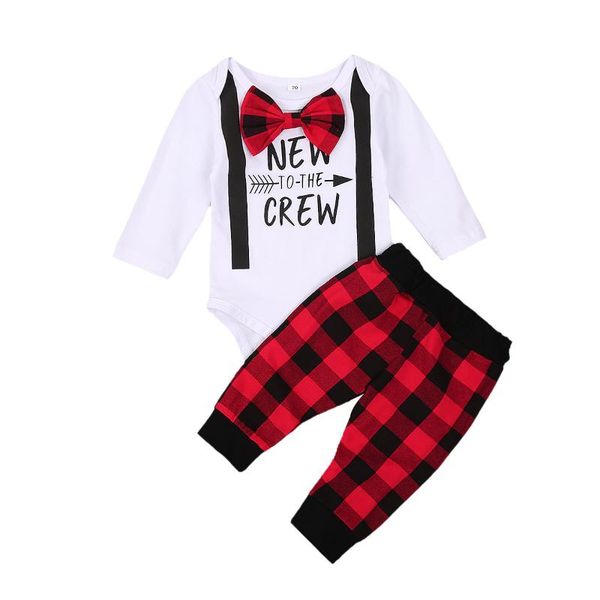 focusnorm xmas baby girls boys clothes sets letter print long sleeve romper+ plaid trousers pants 2pcs, White
focusnorm xmas baby girls boys clothes sets letter print long sleeve romper+ plaid trousers pants 2pcs, White