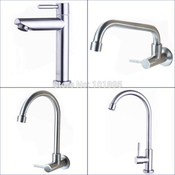 sus304 stainless steel cold water tap for basin and kitchen sink x8802 
sus304 stainless steel cold water tap for basin and kitchen sink x8802