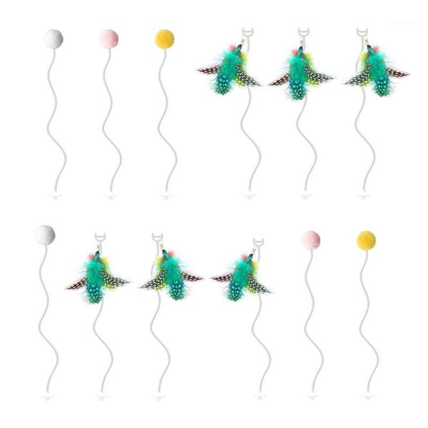 cat interactive toy 3 piece attachment set funny replacements for automatic teaser cat wand toy feather/ball toys1
cat interactive toy 3 piece attachment set funny replacements for automatic teaser cat wand toy feather/ball toys1