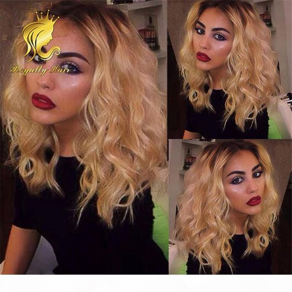 glueless blonde bob #1b 613 ombre brazilian human hair wig with bangs wavy lace front wigs hair bleached knots, Black;brown
glueless blonde bob #1b 613 ombre brazilian human hair wig with bangs wavy lace front wigs hair bleached knots, Black;brown
