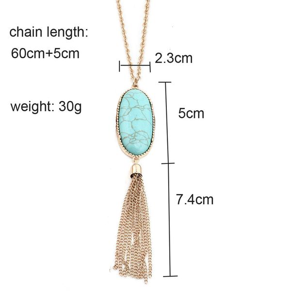 style 60cm colors boheimian long womens beauty5 18k gold natural stone chain tassel pendant necklace jewe, Silver
style 60cm colors boheimian long womens beauty5 18k gold natural stone chain tassel pendant necklace jewe, Silver