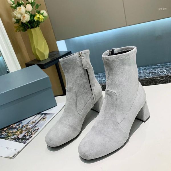 boots suede ankle women round toe square heels zipper woman's classic style winter fashion design woman shoes1, Black
boots suede ankle women round toe square heels zipper woman's classic style winter fashion design woman shoes1, Black