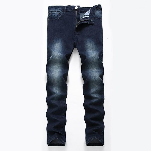 men's jeans business casual slim straight men stretch denim trousers brand classic young jeans1, Blue
men's jeans business casual slim straight men stretch denim trousers brand classic young jeans1, Blue