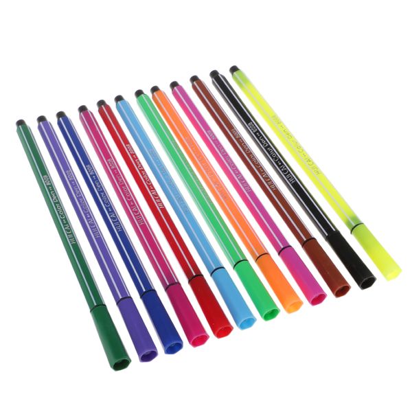12 colors water coloring painting pens washable kids watercolor painting tools, Black
12 colors water coloring painting pens washable kids watercolor painting tools, Black