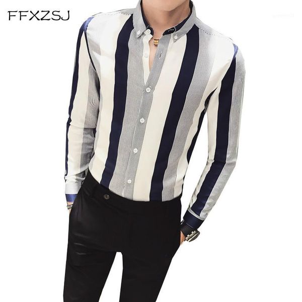men's casual shirts men's striped are slim and sleek autumn long-sleeved shirt in europe the united states for leisure1, White;black
men's casual shirts men's striped are slim and sleek autumn long-sleeved shirt in europe the united states for leisure1, White;black
