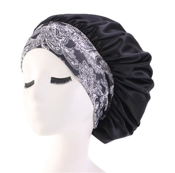 new home women satin night beauty salon sleep cap cover hair bonnet hat silk head wide elastic band for curly springy hair chemo cap
new home women satin night beauty salon sleep cap cover hair bonnet hat silk head wide elastic band for curly springy hair chemo cap