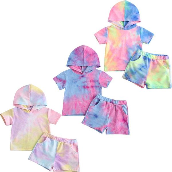 1-5y summer infant baby girls clothes sets tie-dye printed short sleeve hooded shorts 2pcs clothes set, White
1-5y summer infant baby girls clothes sets tie-dye printed short sleeve hooded shorts 2pcs clothes set, White