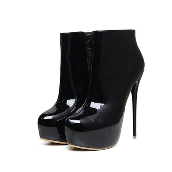 style 2021 new 16cm super stiletto boots fashion side zip women's rubber shoes 34-44 r2w2, Black
style 2021 new 16cm super stiletto boots fashion side zip women's rubber shoes 34-44 r2w2, Black